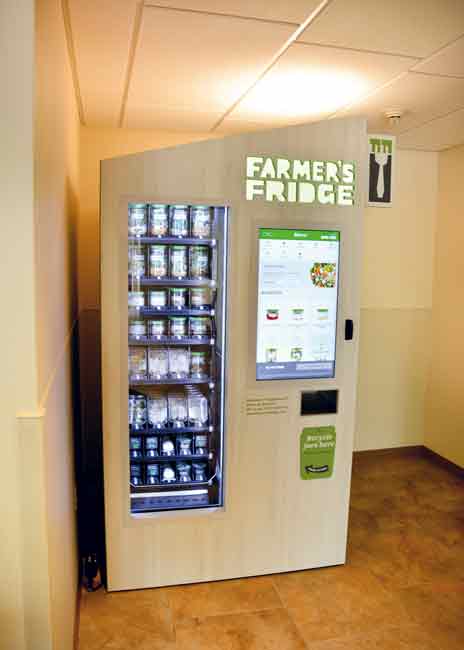 Fresh food, through a vending machine at ProHealth Care in Waukesha, Wis., supports employees working all day — especially from 7 p.m. to 7 a.m.